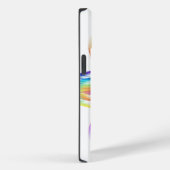 Schönes Muster der Titanfarben - Case-Mate iPhone Hülle (Rückseite / Rechts)