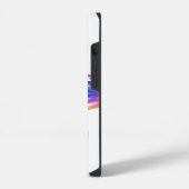 Schönes Muster der Titanfarben - iPhone Hülle (Linke Seite)