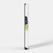 Schönes Muster der Titanfarben - iPhone Hülle (Rechte Seite)