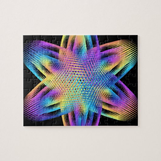 Schönes Muster der Titanfarben - Puzzle (Horizontal)