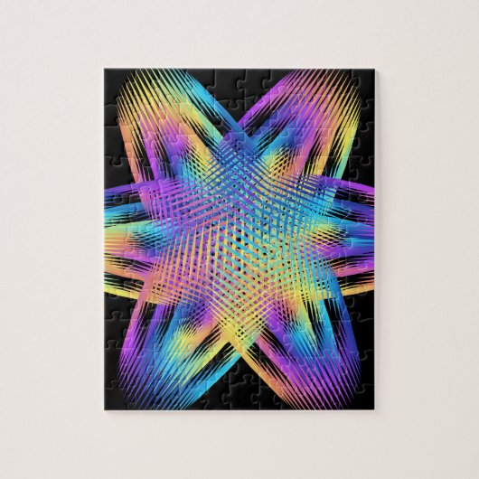 Schönes Muster der Titanfarben - Puzzle (Vertikal)