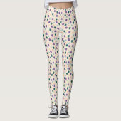 Schönes Muster für Blume Leggings (Vorderseite)