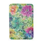 Schönes Muster für die Aquarellfarben-Blume Badematte (Vorderseite Vertikal)