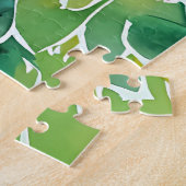 Schönes Muster für die Aquarellfarben-Blume Puzzle (Seite)