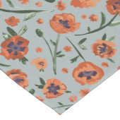 Schönes Muster für die Blume von Poppies Kurzer Tischläufer (Ecke)