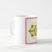Schönes Muster für Inspiration-Star-Vektor Kaffeetasse (Vorderseite Links)