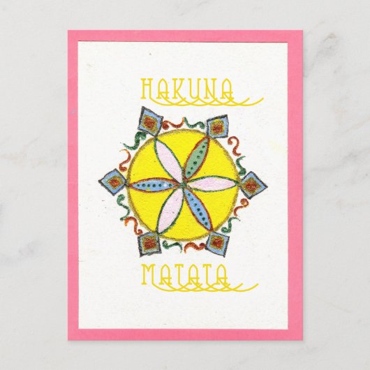 Schönes Muster für Inspiration-Star-Vektor Postkarte (Vorderseite)