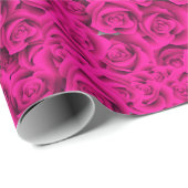 Schönes Muster für Rose Geschenkpapier (Rolleneckpunkt)