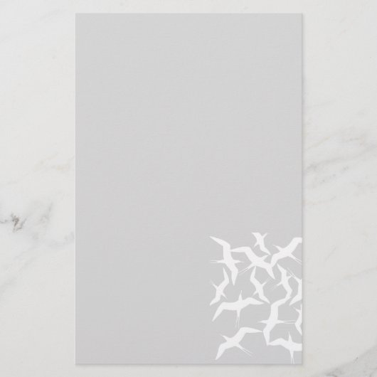 Schönes Muster für Vögel Briefpapier (Vorderseite)