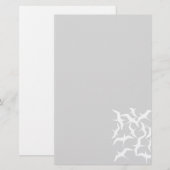 Schönes Muster für Vögel Briefpapier (Vorne/Hinten)