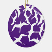 Schönes Muster für Vögel Keramik Ornament (Links)