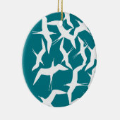 Schönes Muster für Vögel Keramik Ornament (Rechts)