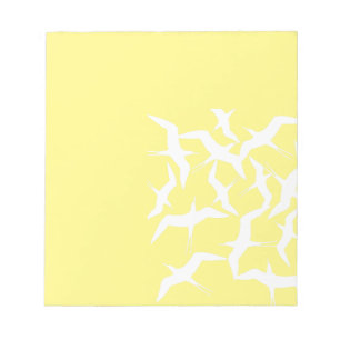 Schönes Muster für Vögel Notizblock