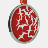Schönes Muster für Vögel Ornament Aus Metall (Rechts)