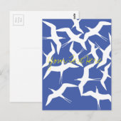 Schönes Muster für Vögel Postkarte (Vorne/Hinten)