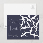 Schönes Muster für Vögel Postkarte (Vorne/Hinten)
