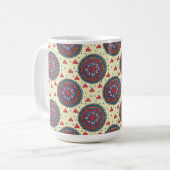 schönes Muster Kaffeetasse (Vorderseite Links)