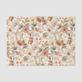 Schönes Muster mit Elfenbeinhintergrund Seidenpapier (Vorderseite)