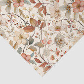 Schönes Muster mit Elfenbeinhintergrund Seidenpapier (Ausschnitt)