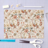 Schönes Muster mit Elfenbeinhintergrund Seidenpapier (Handwerk)