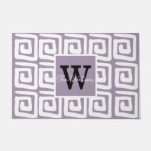 Schönes Muster mit Monogramm griechische Taste lil