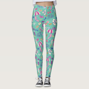 Schönes Muster mit Sommer-Elementen Leggings