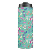 Schönes Muster mit Sommer-Elementen Thermosbecher (Vorderseite)