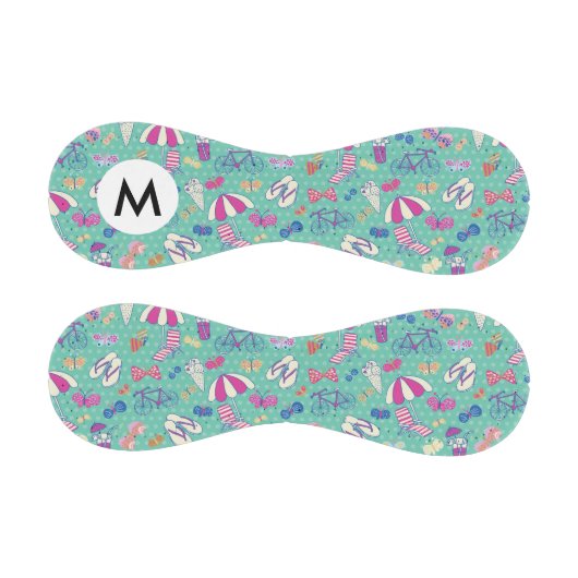 Schönes Muster mit Sommerelementen Baseball (Paneele)