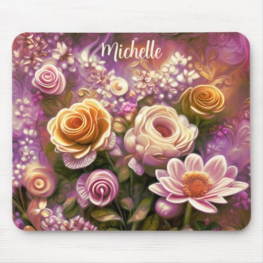 Schönes Muster-Mouse-Pad für die Acryl-Blume Mousepad (Vorne)