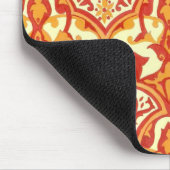 SCHÖNES MUSTER - Rot & Orange Mousepad (Ecke)