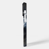 Schönes Muster von Titanfarben Case-Mate iPhone Hülle (Rückseite / Links)