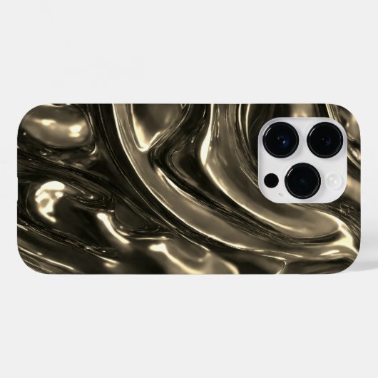 Schönes Muster von Titanfarben Case-Mate iPhone Hülle (Rückseite (Horizontal))