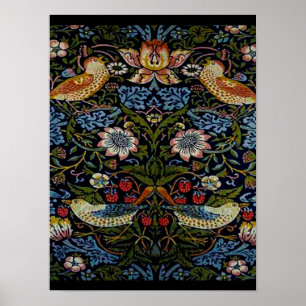 Schönes Muster William Morriss, Kunst nouveau, vin Poster