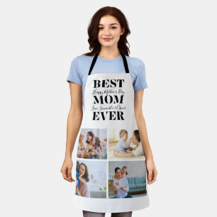 Schönes Muttertagsgeschenk - Apron mit All-Over-Pr Schürze
