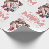 Schönes Muttertagsgeschenk Geschenkpapier (Ecke)