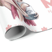 Schönes Muttertagsgeschenk Geschenkpapier (Rolleneckpunkt)