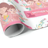 Schönes Muttertagsgeschenk Geschenkpapier (Rolleneckpunkt)
