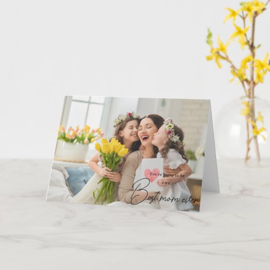 Schönes Muttertagsgeschenk Karte (Gelbe Blume)