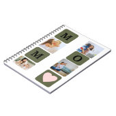 Schönes Muttertagsgeschenk Spiral Foto Notebook Notizblock (Linke Seite)