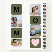 Schönes Muttertagsgeschenk Spiral Notebook Notizblock (Rückseite)