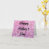 Schönes Muttertagswasser Karte (Gelbe Blume)