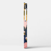 Schönes, nahtlos künstlerisches tropisches Muster Case-Mate iPhone Hülle (Rückseite / Links)