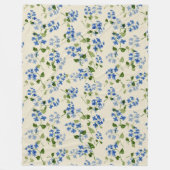 Schönes, nahtloses Blumenmuster Fleecedecke (Vorderseite)