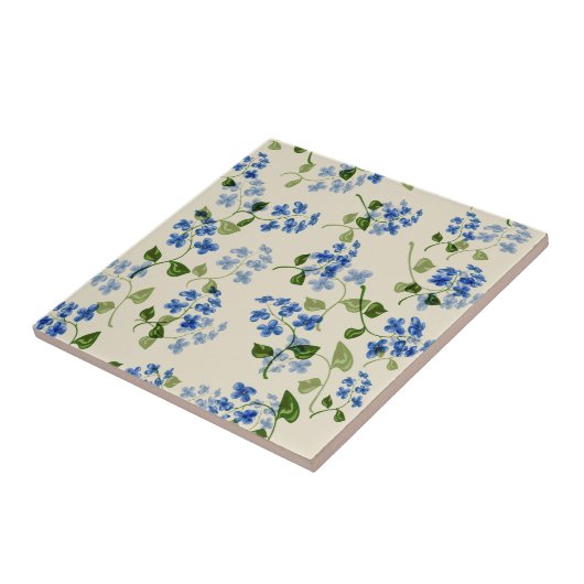 Schönes, nahtloses Blumenmuster Fliese (Seite)