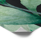 Schönes, nahtloses Blumenmuster mit Aquarell Poster (Ecke)