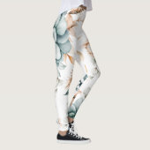 Schönes, nahtloses Blumenmuster mit Vintagem Leggings (Rechts)