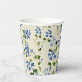 Schönes, nahtloses Blumenmuster Pappbecher (Rechts)