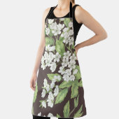 Schönes, nahtloses Federmuster mit grüner Verzweig Schürze (InSitu)