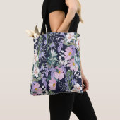 Schönes nahtloses Federmuster mit wilder Blume Tasche (Von Nahem)