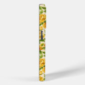 Schönes, nahtloses Muster gelber Rosen Case-Mate iPhone Hülle (Rückseite / Rechts)